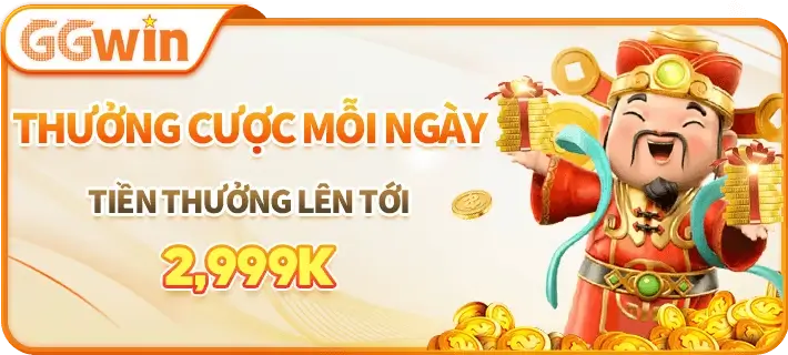 4ggwin Thưởng cược mỗi ngày lên đến 2.999k